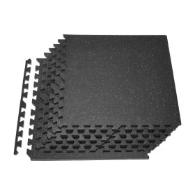 Puzzle Exercise Mat, 6 PCS Fitness Equipment Mats, 24 x 24 x 0.56 in, High-Density EVA Foam Mats Set, Interlocking Rubber Soft Tiles
