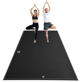 Exercise Mat, Non Slip High Density Premium Yoga Mat, Exercise Yoga Mat for Men Women, Fitness & Exercise Mat with Bag & Carry Strap
